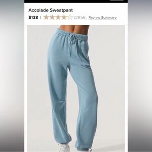 Alo yoga accolade sweat pants